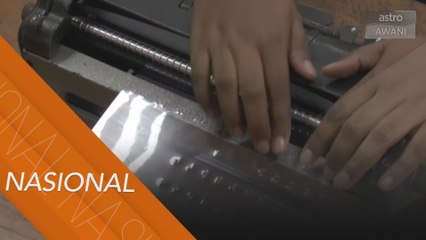 S.Gomathi tekad bimbing golongan senasib kuasai Braille