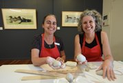 Ceramic eggs at Manning Regional Art Gallery