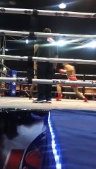 pelea de campeonato ISKA mexico superligero Raul Rodriguez vs Carlos Navarro