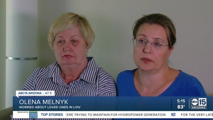 Local family fears for safety of loved ones in Lviv, after Russian missile attacks