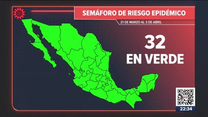 Todos los estados están en semáforo verde