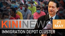 #KiniNews: New Covid-19 cluster emerges, 34 new cases at immigration depot