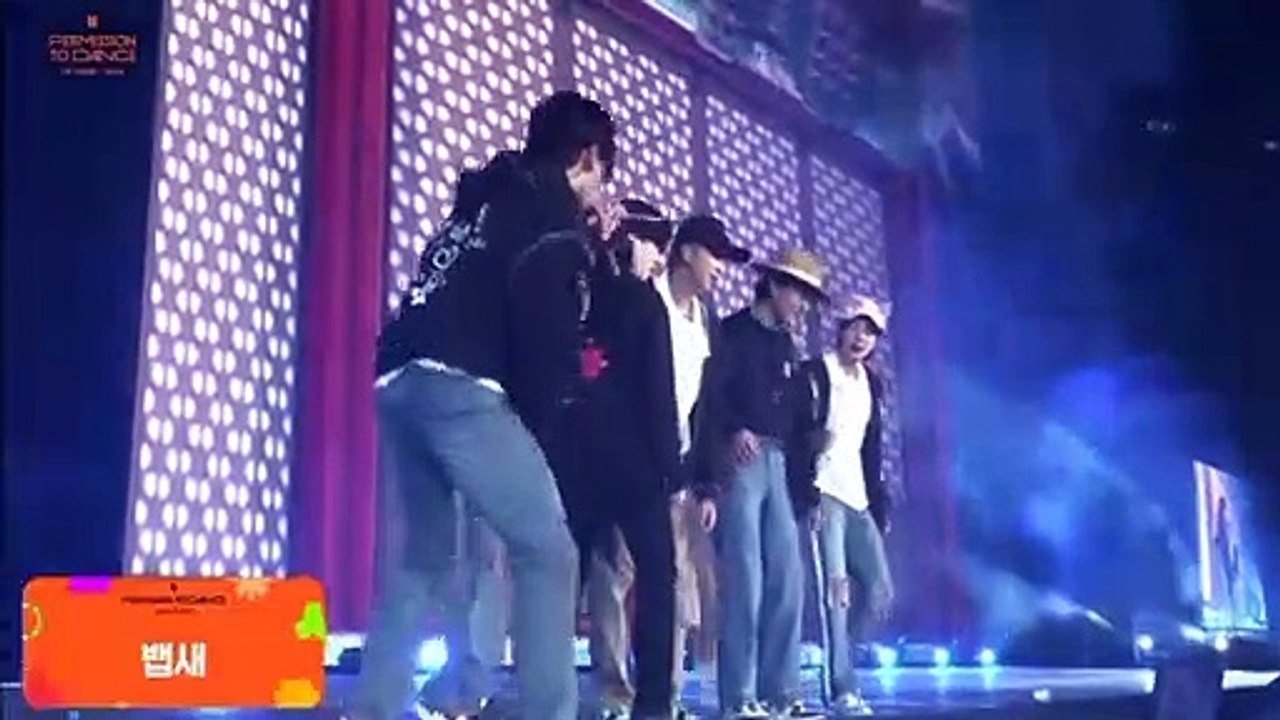 PTD on stage seoul bts concert Baepsae performance