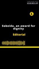 Editorial en inglés l Sobeida, an award for dignity