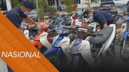 27 mat rempit ditahan, 56 saman dikeluarkan