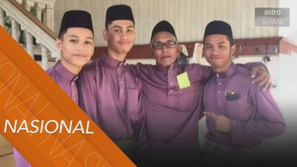 Tiga beradik lemas, harapan keluarga