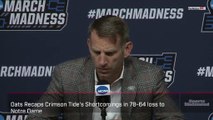 Nate Oats Recaps Crimson Tide's Shortcomings in 78-64 loss to Notre Dame