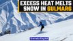 Gulmarg: Snow melts early as temperatures reach unusual high | Oneindia News