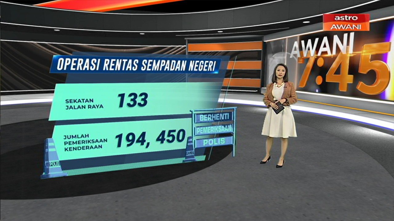[INFOGRAFIK] Operasi Rentas Sempadan Negeri: 53 individu direman