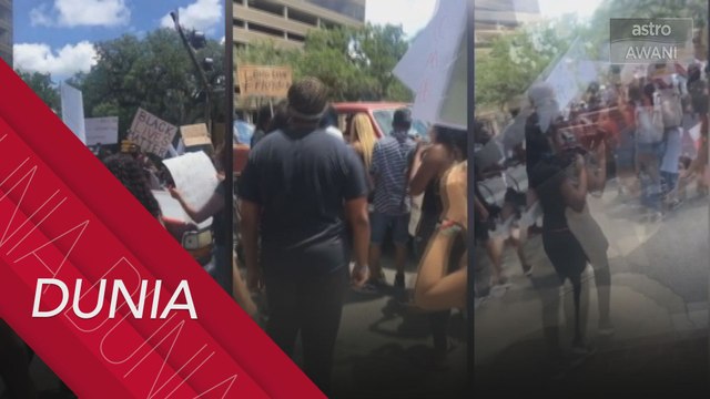 Protes kematian George Floyd: Penunjuk perasaan dilanggar trak pikap