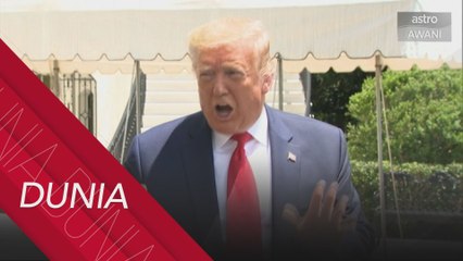 Trump gesa pihak berkuasa ambil tindakan tegas kepada penunjuk perasaan