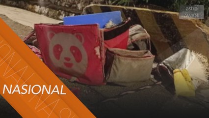 Penghantar makanan maut dilanggar pemandu mabuk