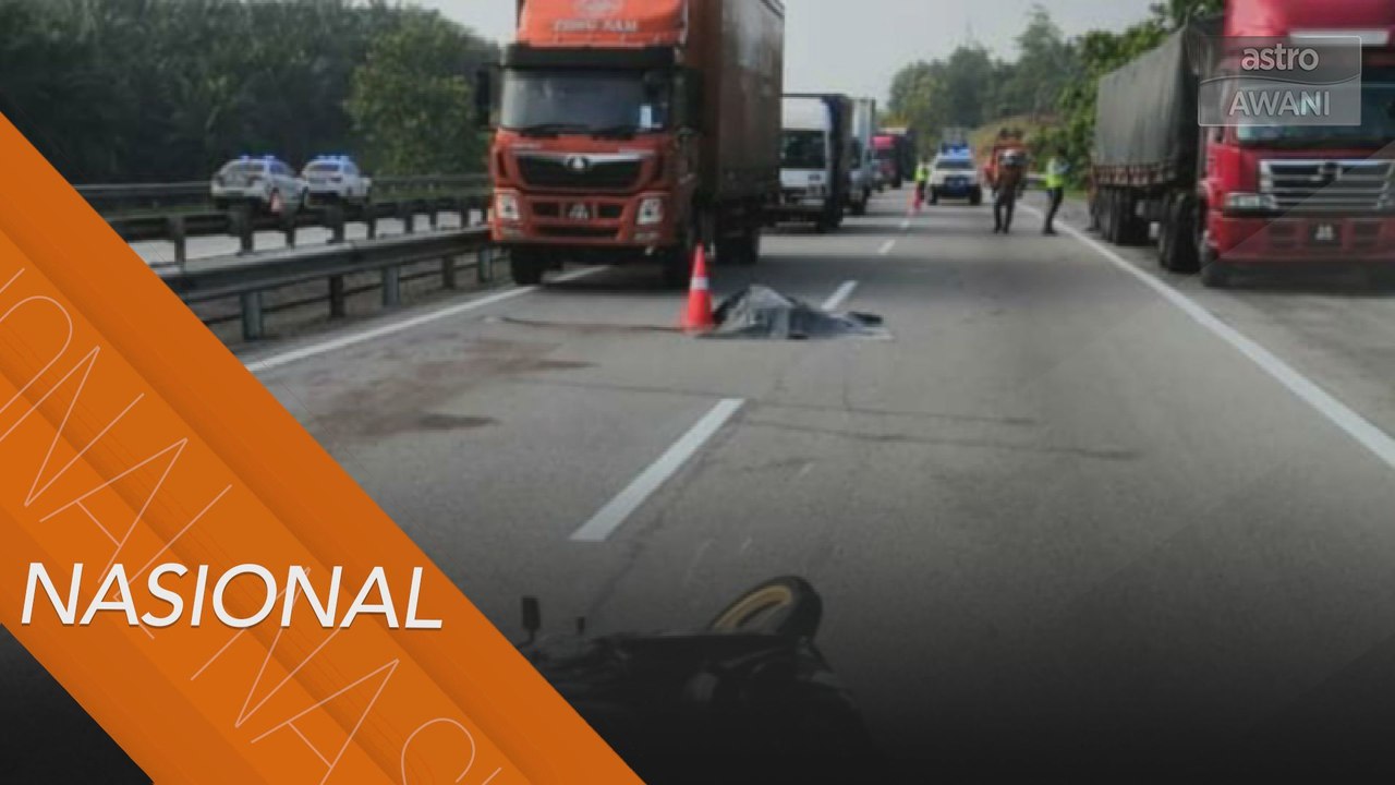 Penunggang motosikal maut selepas terbabas dan dilanggar treler