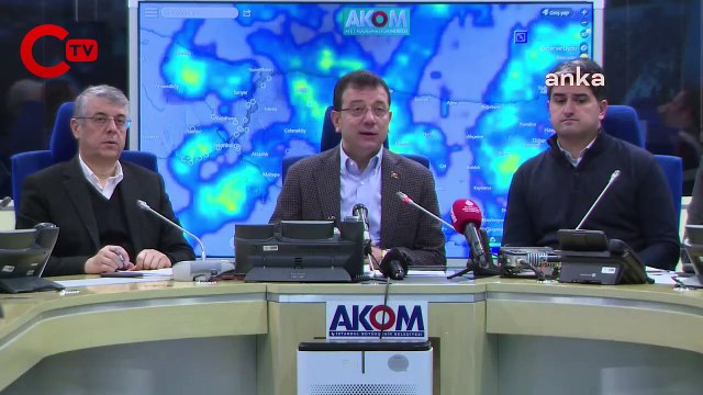 Ekrem İmamoğlu kar yağışı için saat verdi: Yurttaşlar dikkat