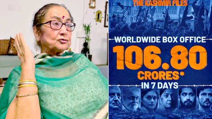 Anupam Kher's Mother Gets Emotional As The Kashmir Files Crosses Rs 100 Cr.