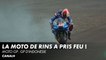 La moto d'Álex Rins prend feu dans les FP4 - MotoGP - Indonésie