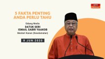 5 perkara penting sidang media harian PKPB - 08 Jun 2020