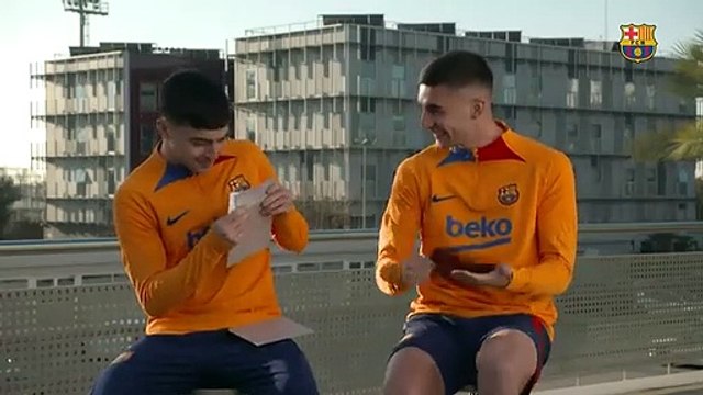 El test de Ferran Torres y Pedri antes del clásico / FCB