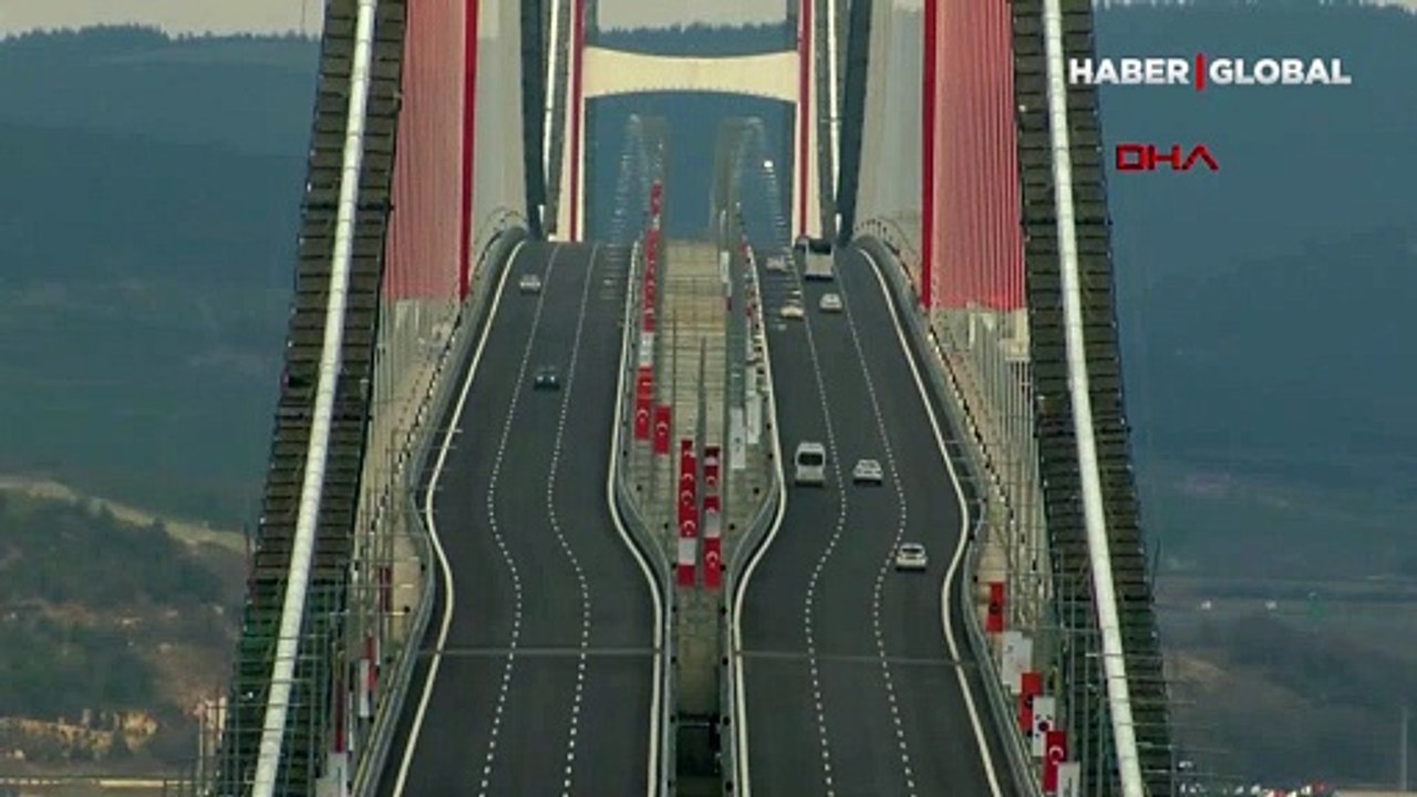 1915 Çanakkale Köprüsü’nde araç geçişleri başladı