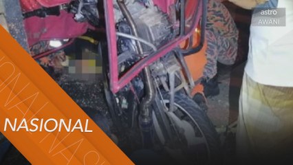 Remaja maut, pembonceng kritikal dalam kemalangan tiga kenderaan