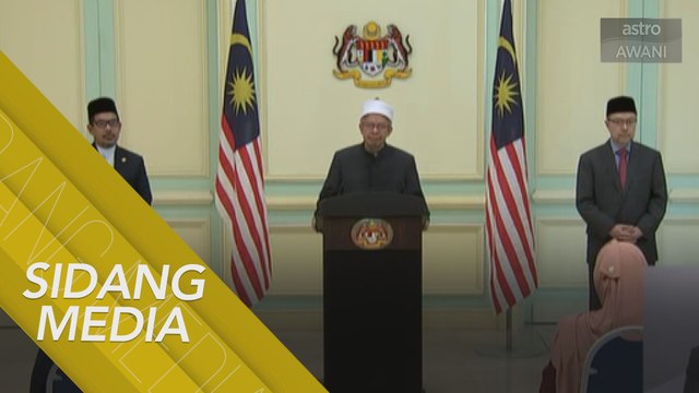 Sidang media Menteri di Jabatan Perdana Menteri Hal Ehwal Agama