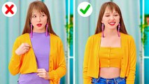 AWESOME CLOTHES AND SHOES HACKS Funny And Creative Tips For Your Wardrobe by 123 GO!