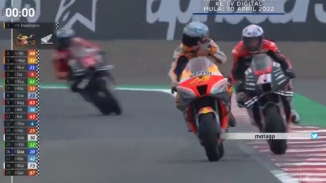 Marc Marquez Tercepat di FP3 MotoGP Mandalika