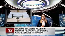 Four US soldiers killed in military plane crash during NATO exercise in Norway