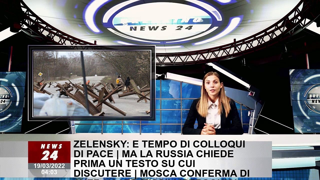 Zelensky: è tempo di colloqui di pace | Ma la Russia chiede prima un testo su cui discutere | Mosca