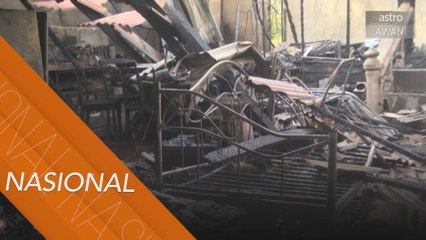 Rumah terbakar, tiga beranak nyaris maut