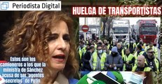 Estos son los camioneros españoles a los que la ministra de Sánchez acusa de ser 'agentes secretos' de Putin
