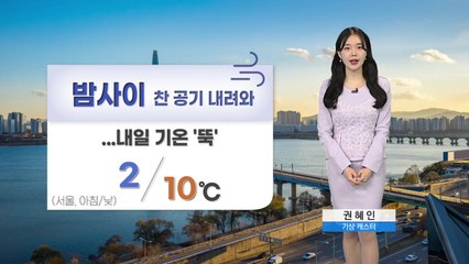 [날씨] 오늘 밤까지 눈이나 비...내일 '꽃샘추위' / YTN