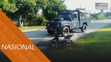 Berang dimarahi, anak bakar motosikal bapa