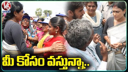 YSRTP Chief YS Sharmila Padayatra Continues On 30th Day _ Yadadri Dist _  V6 News