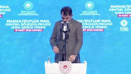 Bakan Kurum, " Biz 2023 ün değil 2053 ün planlarını yapıyoruz "