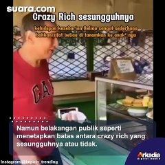 'Real Crazy Rich': Momen Bos Jalan Tol Jusuf Hamka Kepergok Makan di Warteg