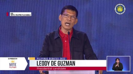 Ka Leody, sinagot kung itutuloy ba niya ang Build Build Build program