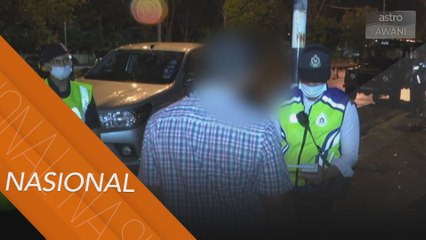 Penjaga parkir dicekup menunggang motosikal dalam keadaan mabuk