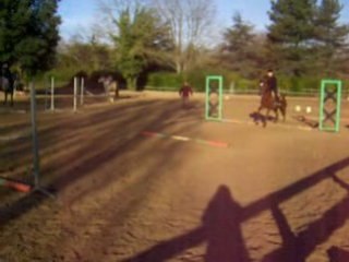 Moi et Homalay, barres au sol