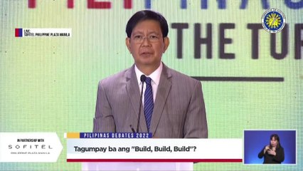 Faisal Mangondato, sinagot kung itutuloy ba niya ang Build Build Build program ng Duterte Administration