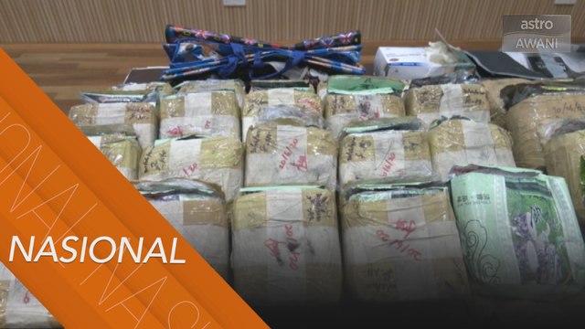Sindiket seludup dadah ke Indonesia tumpas, rampas dadah RM3.4 juta