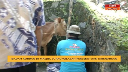 Ibadah korban di semua masjid, surau di Wilayah Persekutuan dibenarkan