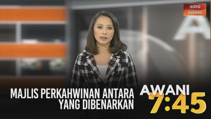 AWANI 7:45 [24/06/2020]: Majlis perkahwinan antara yang dibenarkan