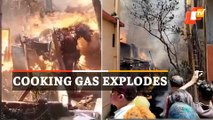 Cooking Gas Cylinder Explosion Triggers Massive Fire; 1 Critical