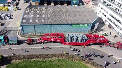 Download Video: National Grid abnormal load from Shoreham to NInfield