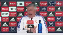 Fragmento de la rueda de prensa de Ancelotti previa al clásico / Real Madrid (Twitter)