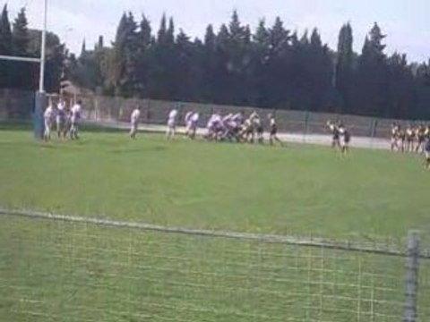 cadets usc carcassonne vs pezenas essai de kévin L