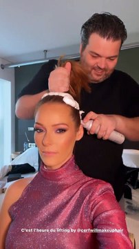 Maëva Coucke a partagé les coulisses de sa préparation ainsi que le lifting beauté réalisé par son maquilleur William Cerf.