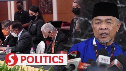 Télécharger la video: Zahid: Umno will honour MOU signed by govt, Opposition on GE15 date