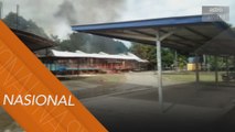 Blok bangunan sekolah di Tawau musnah terbakar